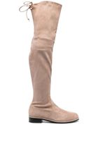 Stuart Weitzman bottes Lowland 30 mm à nouer - Tons neutres - thumbnail