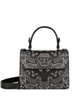 Philipp Plein sac porté épaule Superheroine à motif cachemire - Noir - thumbnail