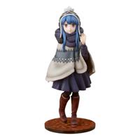 Laid-Back Camp Statue 1/7 Rin Shima Lake Shibire Camping Ver. 22 Cm - thumbnail