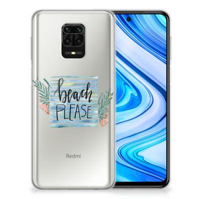 Xiaomi Redmi Note 9S | Note 9 Pro Telefoonhoesje met Naam Boho Beach