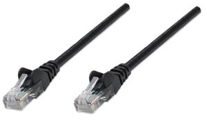 Intellinet 320740 RJ45 Netwerkkabel, patchkabel CAT 5e U/UTP 1.00 m Zwart 1 stuk(s)