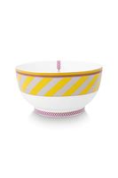 Pip Studio Pip Chique Stripes Kom Geel 20.5cm