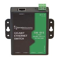 Brainboxes Ethernet naar 3 relaisadapter
