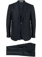 Corneliani costume à veste à simple boutonnage - Bleu