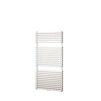 Plieger Florian Nxt M designradiator dubbel horizontaal met middenaansluiting 1216x600mm 980W wit 7255226 - thumbnail