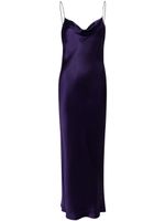 Dorothee Schumacher robe Charmeuse en soie - Violet - thumbnail