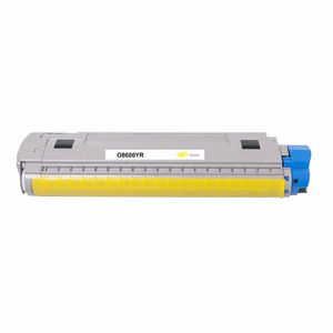 Oki 43487709 alternatief Toner cartridge Geel 6000 pagina&apos;s