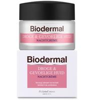 Biodermal Biodermal Nachtcreme Droge En Gevoelige Huid (50ml)