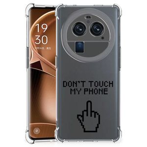 OPPO Find X6 Pro Anti Shock Case Finger Don't Touch My Phone