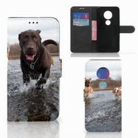 Motorola Moto G7 | G7 Plus Telefoonhoesje met Pasjes Honden Labrador