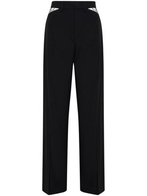 Dion Lee Flared broek - Zwart