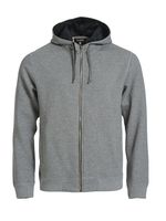 Clique 021044 Classic Hooded Sweater Met Rits - thumbnail