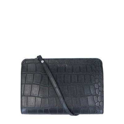 LouLou Essentiels Vintage Croco Silver Crossbody Black LouLou Essentiels Vintage Croco Silver Crossbody Black