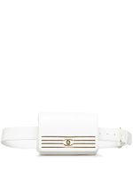 CHANEL Pre-Owned sac banane Captain en cuir - Blanc