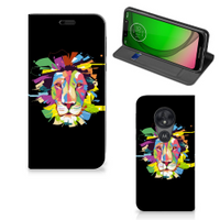 Motorola Moto G7 Play Magnet Case Lion Color - thumbnail