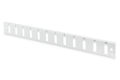 Digitus DN-96201-QL Patchbox-scherm 12 poorten Zonder connectoren 1 HE