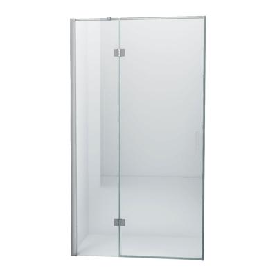 Douchedeur Nisdeur Draaideur met Vaste Wand 100(60-40)x200cm Antikalk Helder Glas Chroom Profiel 8mm Veiligheidsglas Easy Clean Douchedeur Nisdeur Draaideur met Vaste Wand 100(60-40)x200cm Antikalk Helder Glas Chroom Profiel 8mm Veiligheidsglas Easy Clean