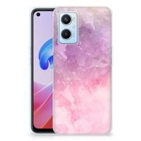 Hoesje maken OPPO A96 | OPPO A76 Pink Purple Paint - thumbnail