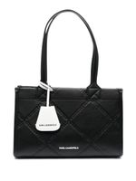 Karl Lagerfeld sac cabas K/Skuare médium à logo embossé - Noir