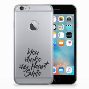 Apple iPhone 6 Plus | 6s Plus Siliconen hoesje met naam Heart Smile