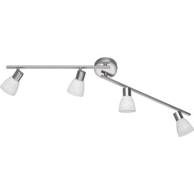 LED Plafondspot - Trion Caru - 12W - G9 Fitting - Warm Wit 3000K - 4-lichts - Dimbaar - Rechthoek - Mat Nikkel - LED Plafondspot - Trion Caru - 12W - G9 Fitting - Warm Wit 3000K - 4-lichts - Dimbaar - Rechthoek - Mat Nikkel -