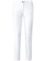 Jeans model Julienne iets verlaagde taille Van Basler wit