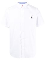 PS Paul Smith chemise à patch zèbre - Blanc