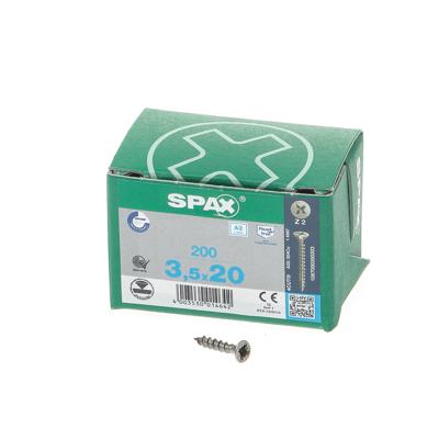 Spax pk pozi rvs 3,5x20(200) Spax pk pozi rvs 3,5x20(200)