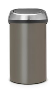 Brabantia Touch Bin 60 Liter Platinum