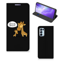 OPPO Find X3 Lite Magnet Case Giraffe