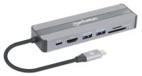 Manhattan 153928 USB-C dockingstation Geschikt voor merk: Universeel Incl. laadfunctie, USB-C Power Delivery - thumbnail