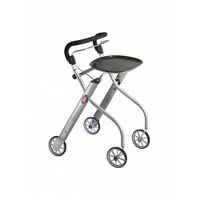 Trust Care Let's Go Indoor rollator zilver