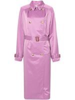 ISABEL MARANT trench Edenna à effet froissé - Violet