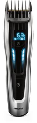 Philips HAIRCLIPPER Series 9000 Haartrimmer met titaniummesjes en gemotoriseerde trimkammen