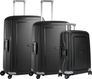 Samsonite S'Cure Spinner 75+69+55 cm Black Kofferset