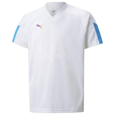 PUMA Trainingsshirt IndividualFINAL - Wit/Blauw Kids