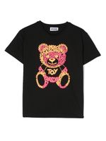 Moschino Kids t-shirt à logo Teddy Bear - Noir