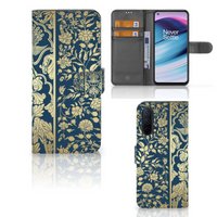 OnePlus Nord CE 5G Hoesje Beige Flowers