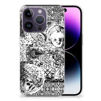 Silicone Back Case Apple iPhone 14 Pro Skulls Angel