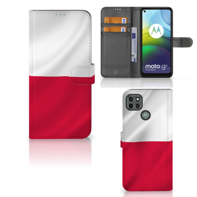 Motorola Moto G9 Power Bookstyle Case Polen Motorola Moto G9 Power Bookstyle Case Polen