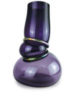 Vanessa Mitrani vase Double Ring en verre - Violet