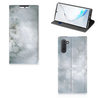 Bookcase Samsung Galaxy Note 10 Painting Grey - thumbnail