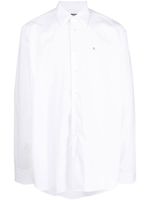 Raf Simons chemise à logo brodé - Blanc