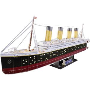 Revell 00154 RV 3D-Puzzle RMS Titanic - LED Edition Aantal puzzelstukjes: 266