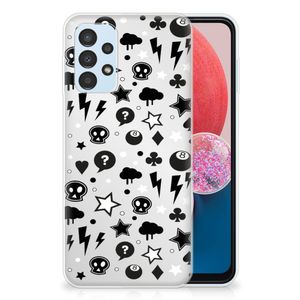 Silicone Back Case Samsung Galaxy A13 4G Silver Punk