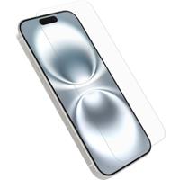 OtterBox Glass-schermbeschermer voor iPhone 16, gehard glas, krasbescherming, bescherming tegen vallen en splinters, Zonder Verpakking