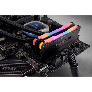 Corsair Vengeance RGB PRO DDR4 Werkgeheugenset voor PC DDR4 32 GB 2 x 16 GB Non-ECC 3600 MHz 288-pins DIMM CL18-22-22-42 CMW32GX4M2D3600C18