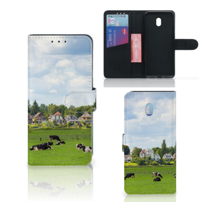 Xiaomi Redmi 8A Telefoonhoesje met Pasjes Koeien Xiaomi Redmi 8A Telefoonhoesje met Pasjes Koeien