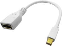 Roline 12.03.3163 Adapter [1x Mini-DisplayPort stekker - 1x DisplayPort bus] Wit - thumbnail