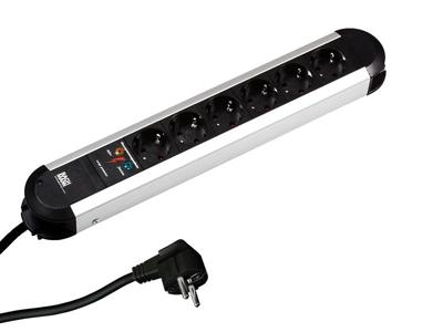 Bachmann 331.014 power uitbreiding 1,75 m 6 AC-uitgang(en) Binnen Aluminium, Zwart